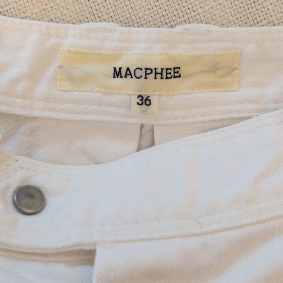 White Pleated Midi A-Line Skirt - Picture 3 of 3